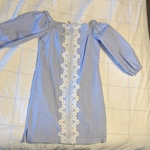 Eliza J Boho off the shoulder dress